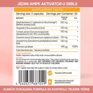 анса™ – Дихидроберберин – AMPK активатор – Побољшани берберин